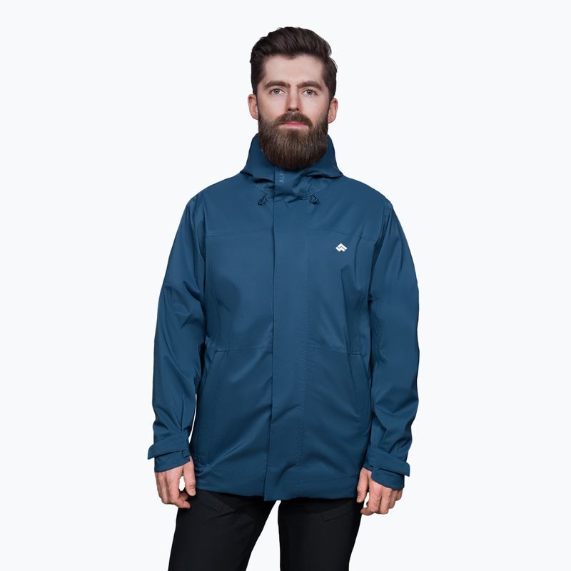 Giacca da pioggia Alpinus da uomo Arys blu