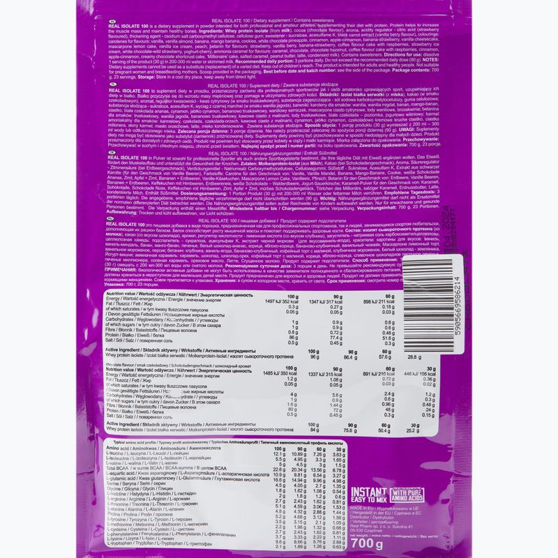 Siero di latte Real Pharm Real Isolate Chocolate 2