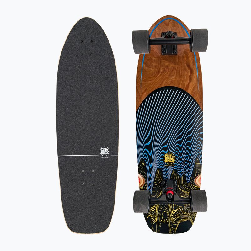 Surfskate Cutback Blu scuro 34" skateboard