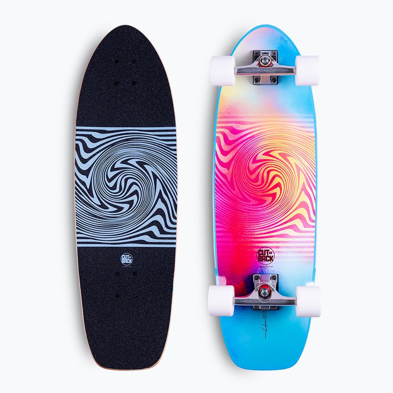 Surfskate skateboard Cutback Blue Dream 32