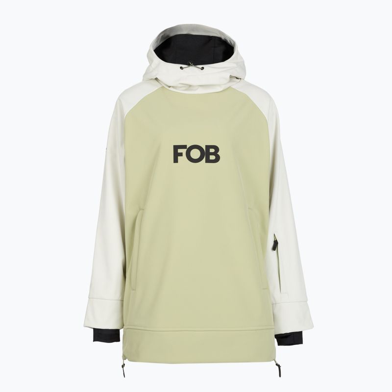 Felpa da snowboard da donna 4F F289 oliva