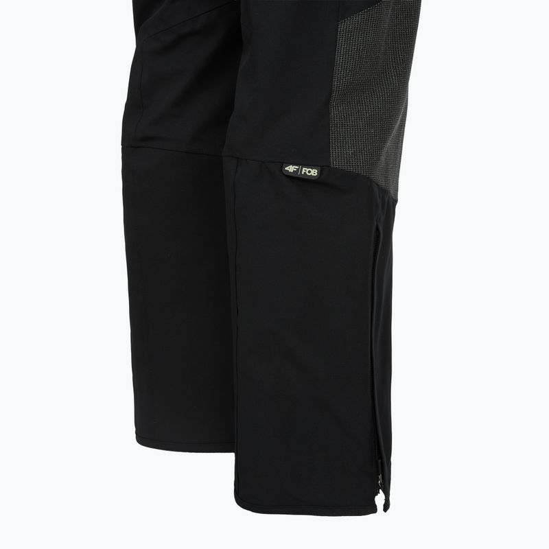 Pantaloni da snowboard da donna 4F FNK F702 nero profondo 4