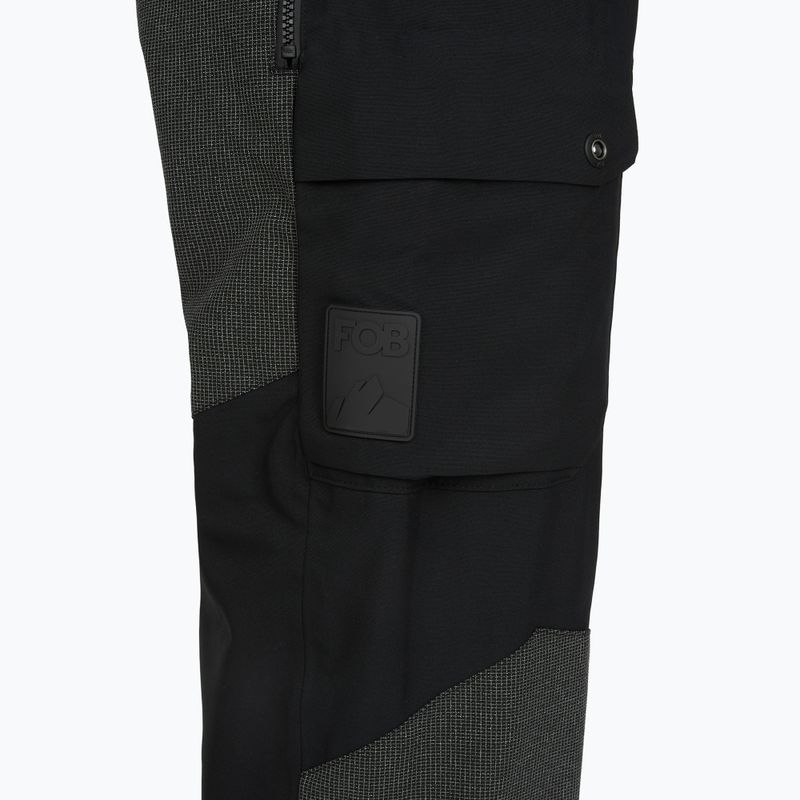 Pantaloni da snowboard da donna 4F FNK F702 nero profondo 5