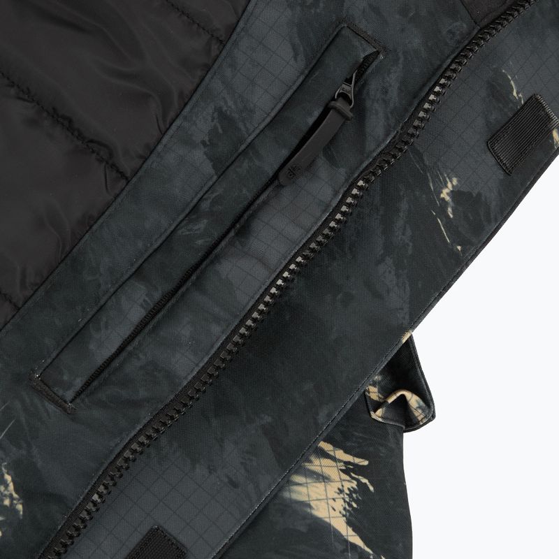 Giacca da snowboard da uomo 4F M509 multicolore allover 7