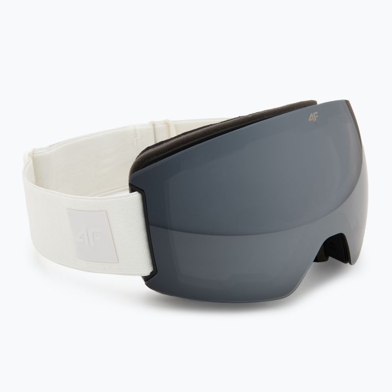 Maschera da sci 4F U043 white