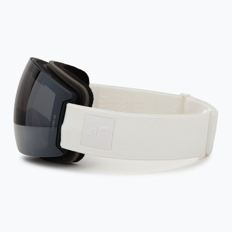 Maschera da sci 4F U043 white 4