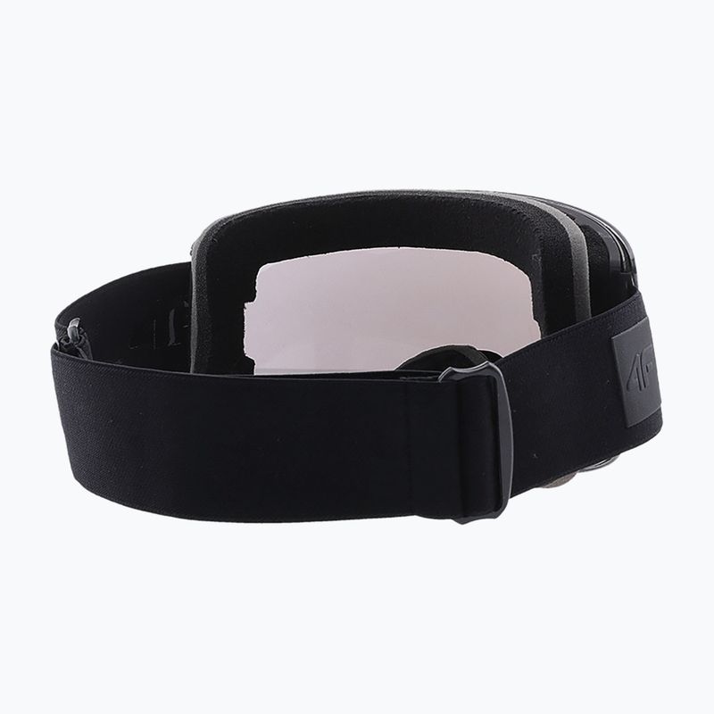 Occhiali da sci 4F U043 nero profondo/argento fumo a specchio 5