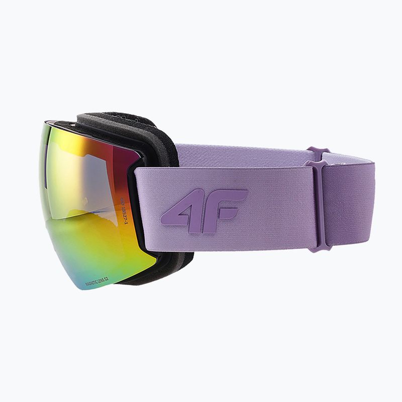 Occhiali da sci 4F U044 viola/fumo sfumato 5