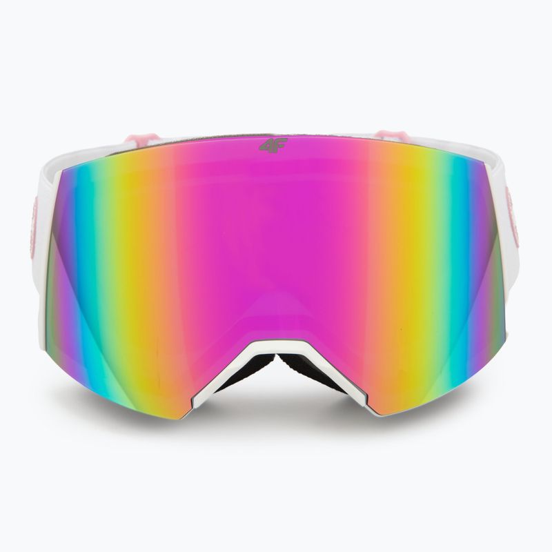 Maschera da sci per bambini 4F F040 white/multicolor 2