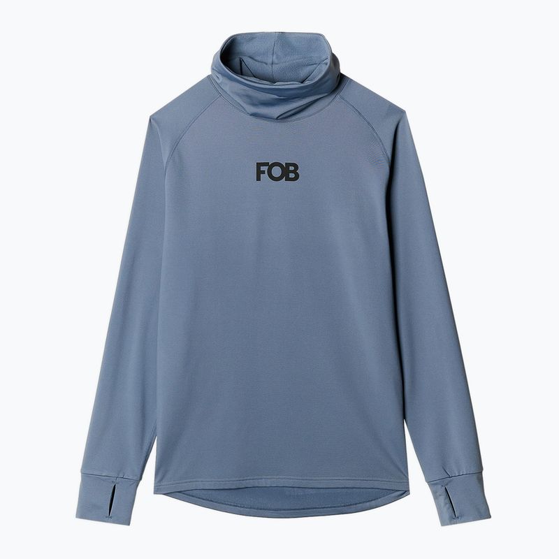 Felpa termica da uomo 4F M080 denim