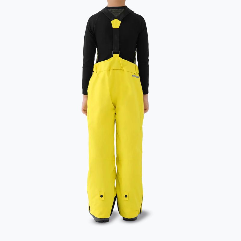Pantaloni da sci per bambini 4F Fnk M0953 yellow 2