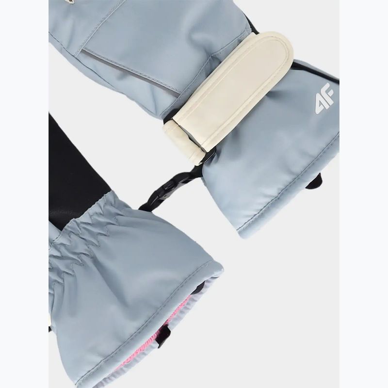 Guanti da sci per bambini 4F Fnk U200 light blue 2
