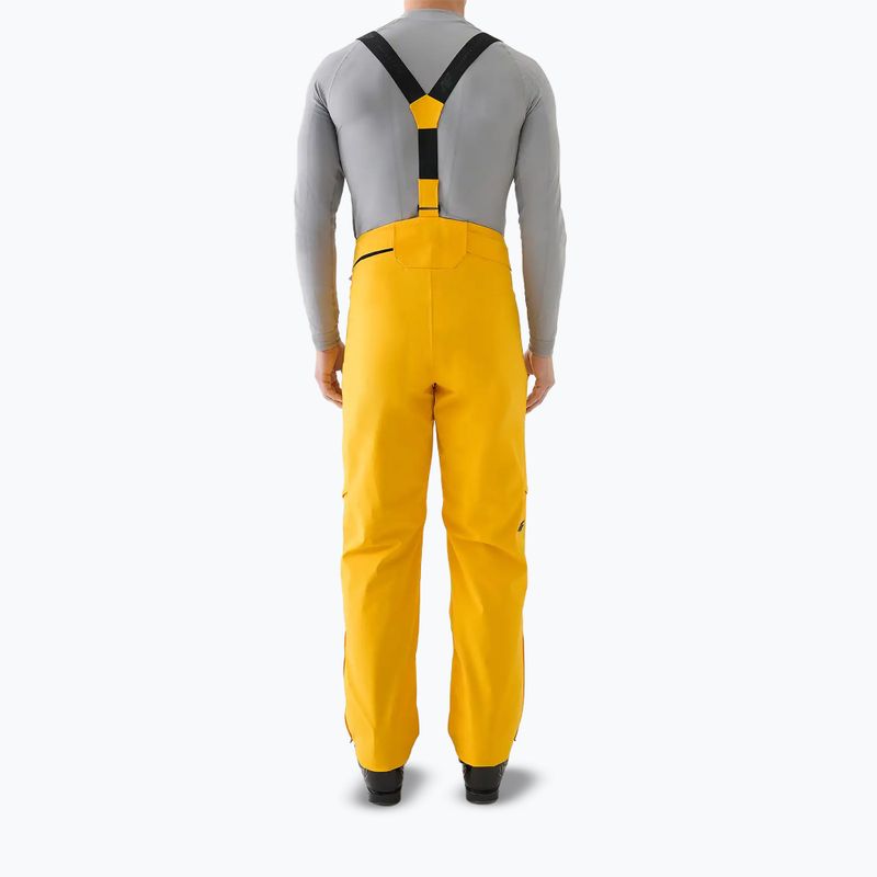 Pantaloni da sci uomo 4F Fnk M1086 yellow 2