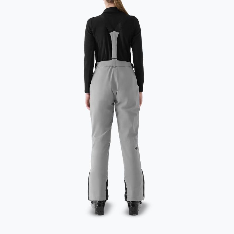 Pantaloni da sci donna 4F Fnk F1157 cool light grey 2