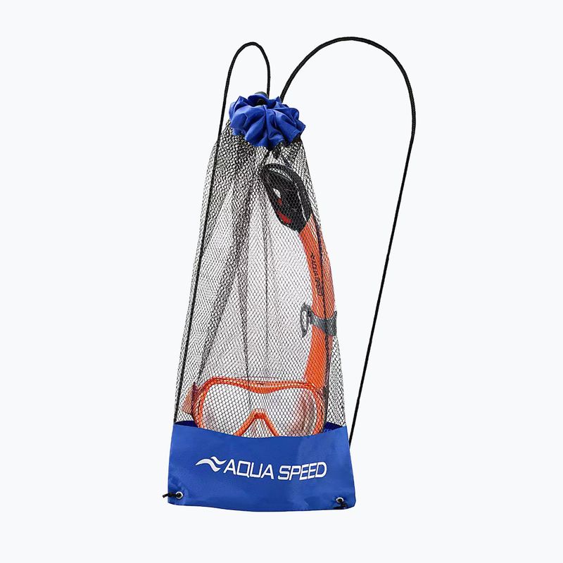 AQUA-SPEED set da immersione per bambini Alize FS + Samos + Mesh arancione 2