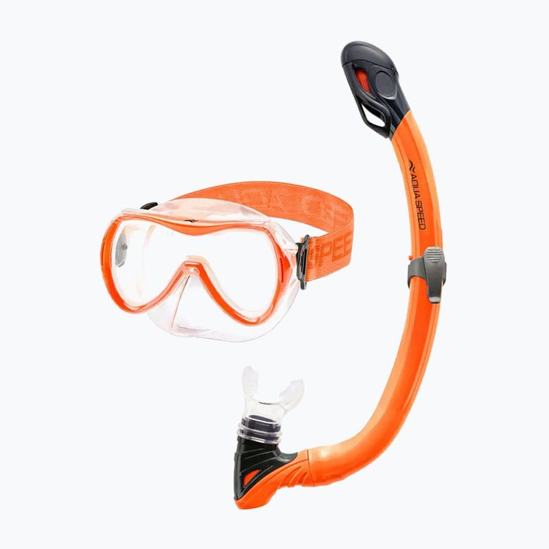 AQUA-SPEED set da immersione per bambini Alize FS + Samos + Mesh arancione 3