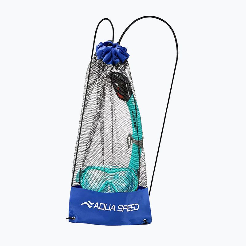 AQUA-SPEED set da immersione per bambini Alize FS + Samos + Mesh turchese 2