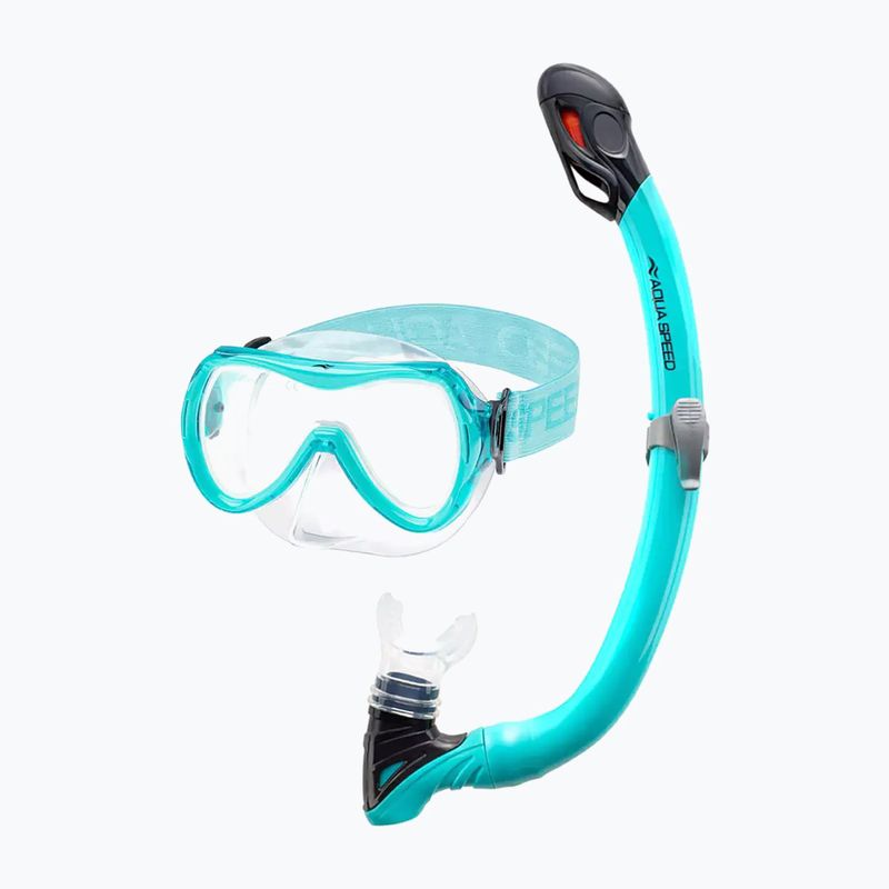 AQUA-SPEED set da immersione per bambini Alize FS + Samos + Mesh turchese 3
