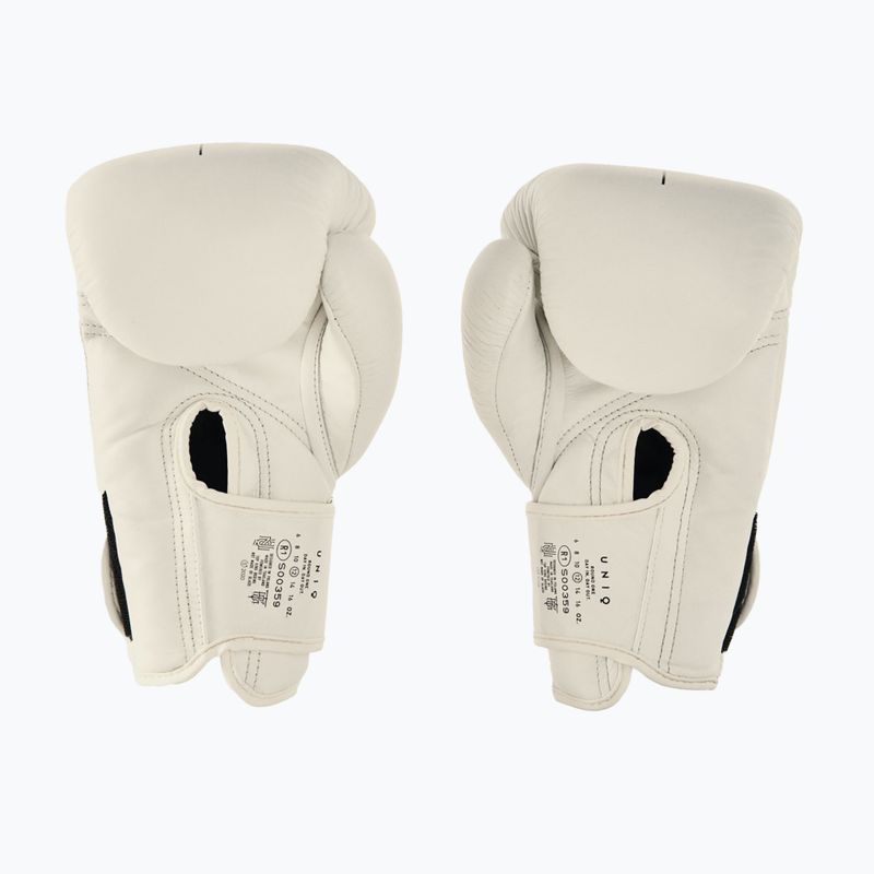 Guanti da boxe UNIQ Velcro tecnico bianco 2
