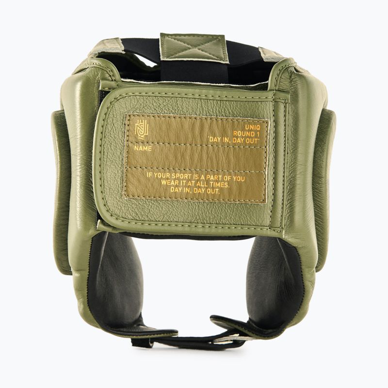 Casco da boxe UNIQ Competition classic khaki 3