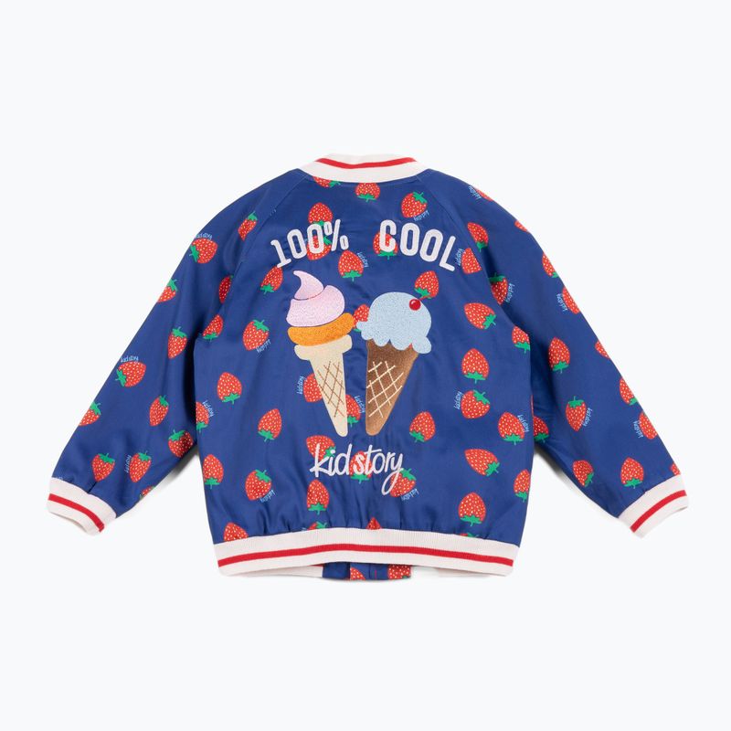 KID STORY giacca da bambino Bio Finishing Bomber fragola 3