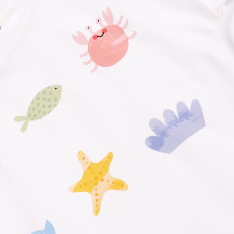 KID STORY Maglietta per bambini Cotone organico Mondo divertente 3