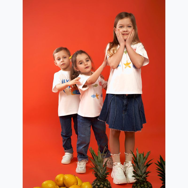 KID STORY Maglietta per bambini Cotone organico Mondo divertente 5