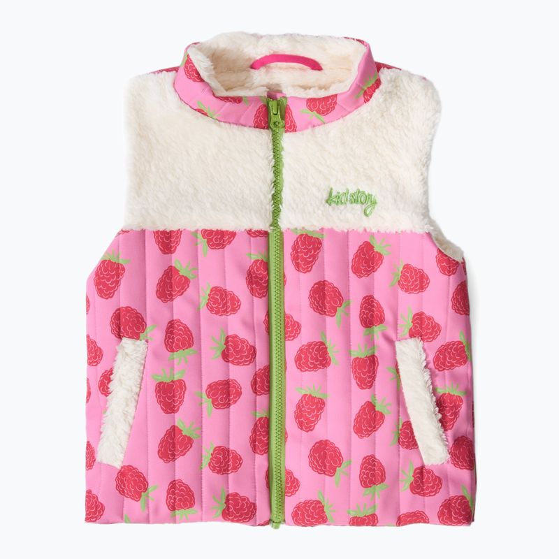 Canotta KID STORY per bambini Teddy lampone blush