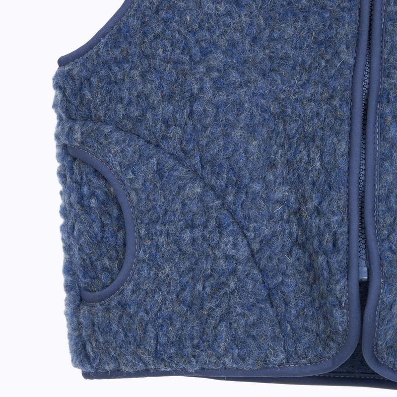 Gilet bambino KID STORY Merino denim 3