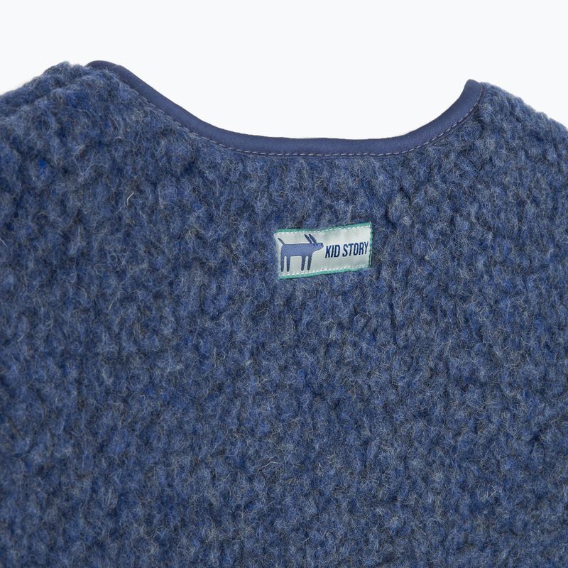 Gilet bambino KID STORY Merino denim 4