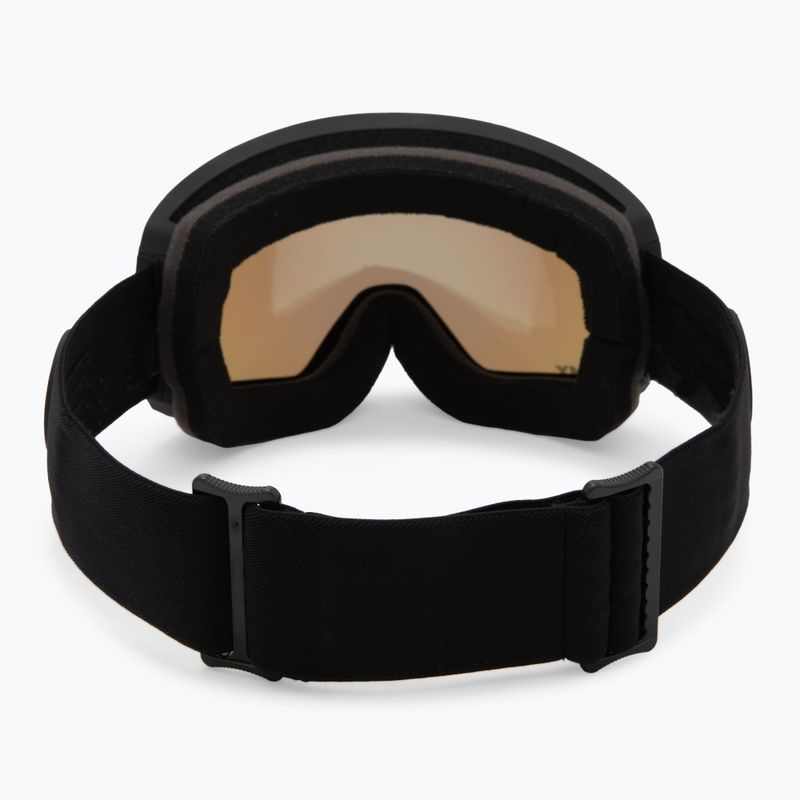 Maschera da sci IMX Peak black matt/black/green irridium/brown 3