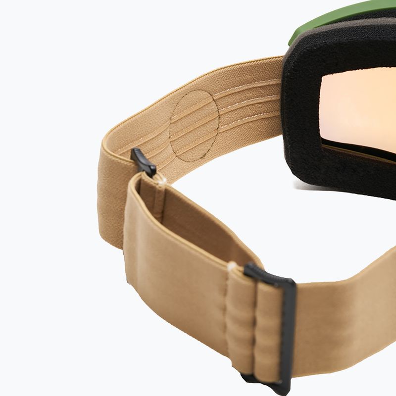 Maschere da sci IMX Peak matt green/sand/gold iridium/brown 5