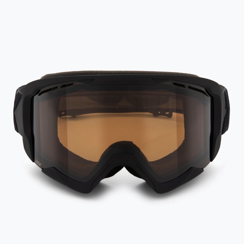 Maschera da sci IMX Snow black matt/black/clear/brown 2