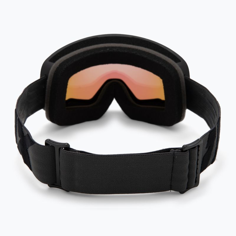 Maschera da sci IMX Snow black matt/black/green iridium/brown 3
