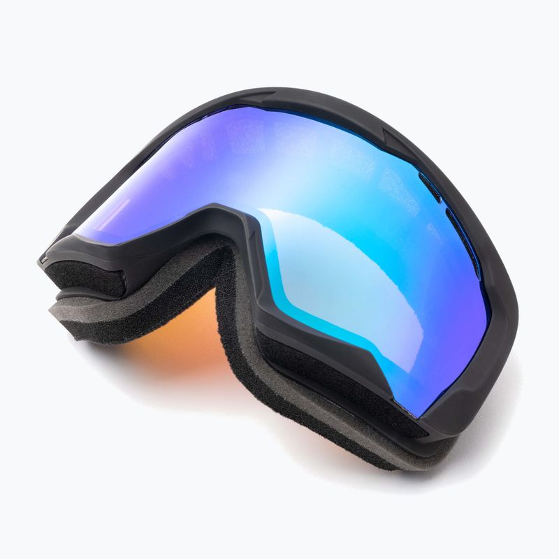 Maschera da sci IMX Snow black matt/black/green iridium/brown 10