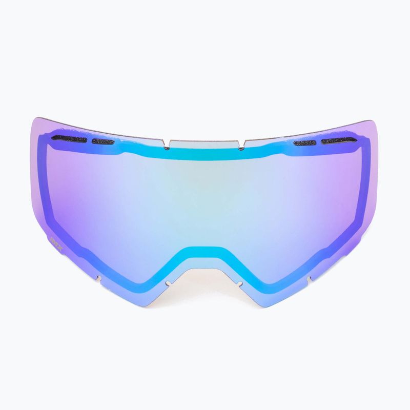 Maschera da sci IMX Snow black matt/black/green iridium/brown 13