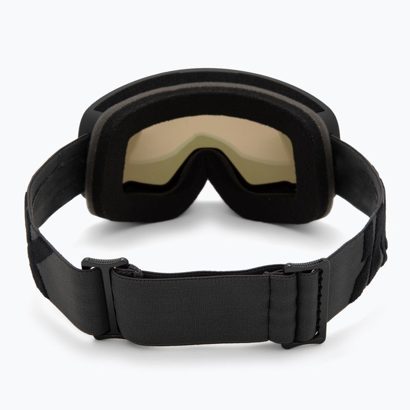 Maschera da sci IMX Snow black matt/black/gold iridium/ brown 3