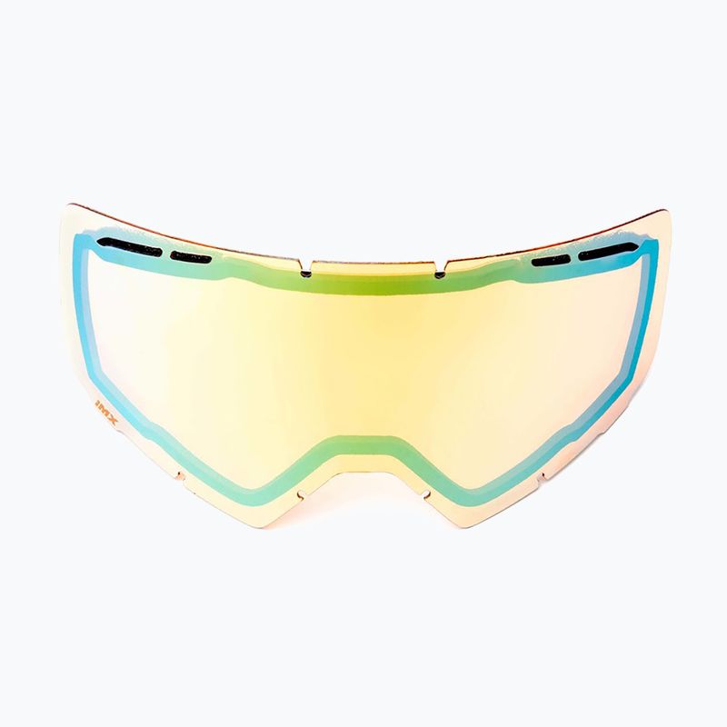 Maschera da sci IMX Snow black matt/black/gold iridium/ brown 12