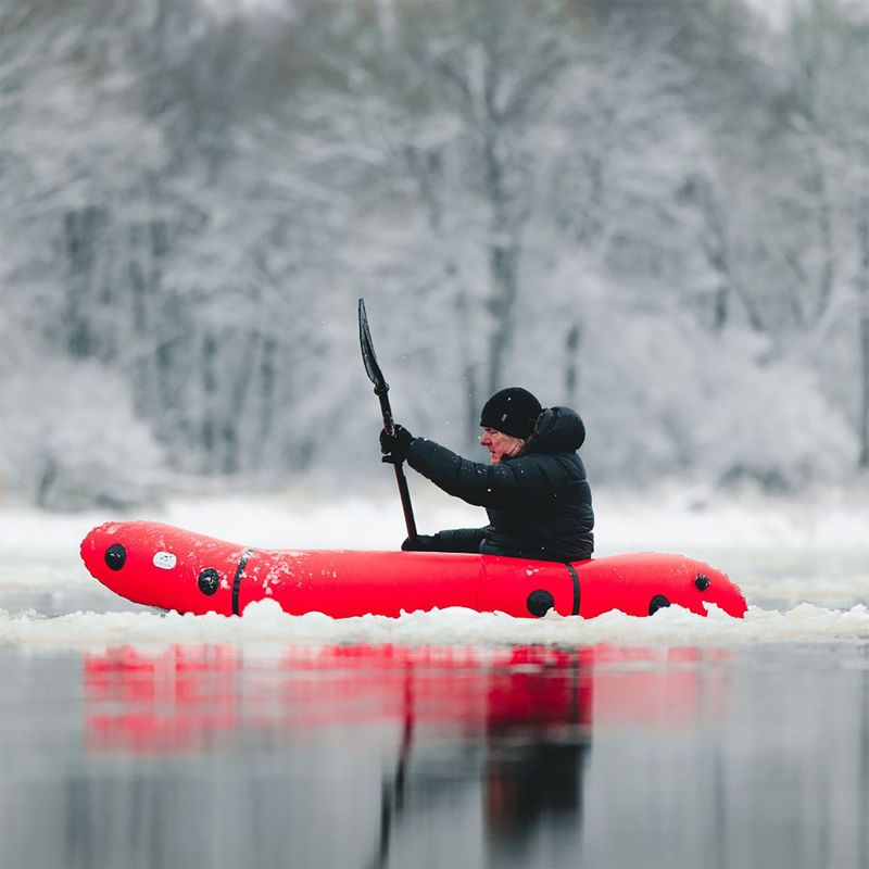 Pontone aperto Pinpack Packraft Opty rosso 4