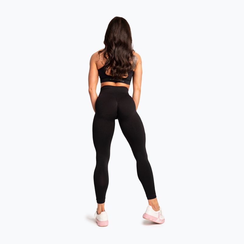 Leggings donna Gym Glamour Basic Scrunch nero 3