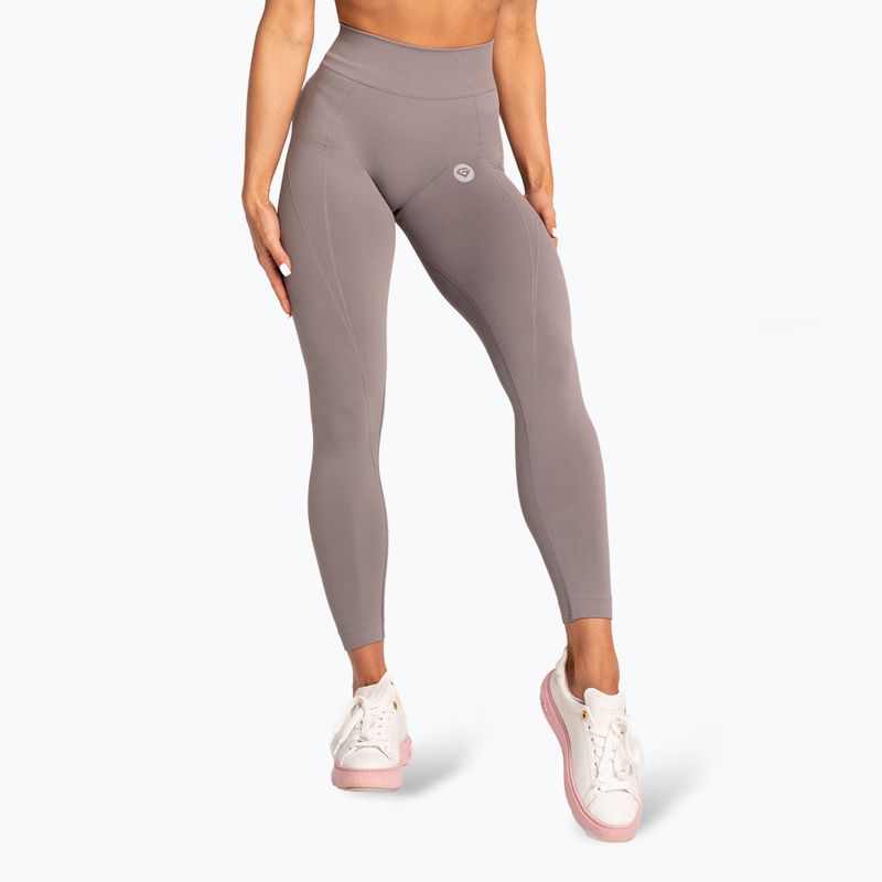 Leggings donna Gym Glamour Basic Scrunch grigio