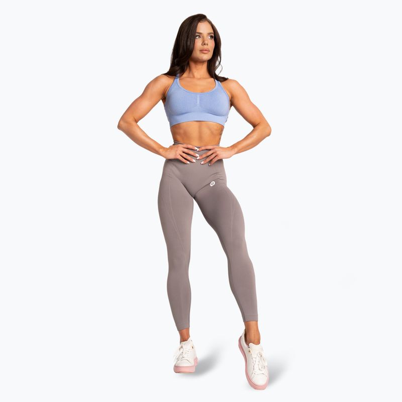 Leggings donna Gym Glamour Basic Scrunch grigio 2