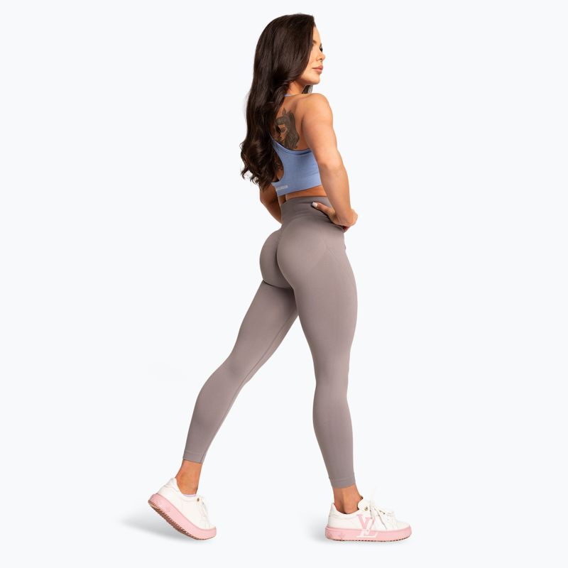 Leggings donna Gym Glamour Basic Scrunch grigio 5