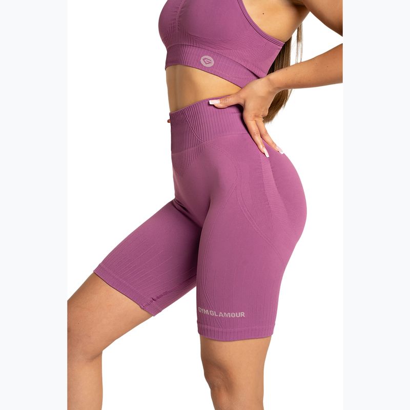 Pantaloncini da allenamento biker da donna Gym Glamour Push Up 2.0 merry berry 5