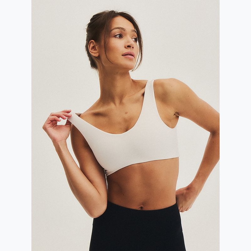 Reggiseno yoga JOYINME Embody bianco dune 5