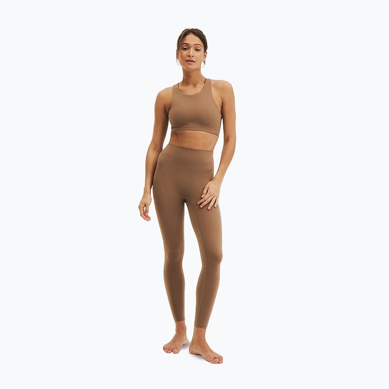 Leggings da yoga da donna JoyInMe Oneness Yoga 7/8 carmel coffee 2