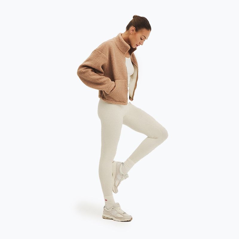 Top in pile da donna JOYINME Explore beige carmello 5