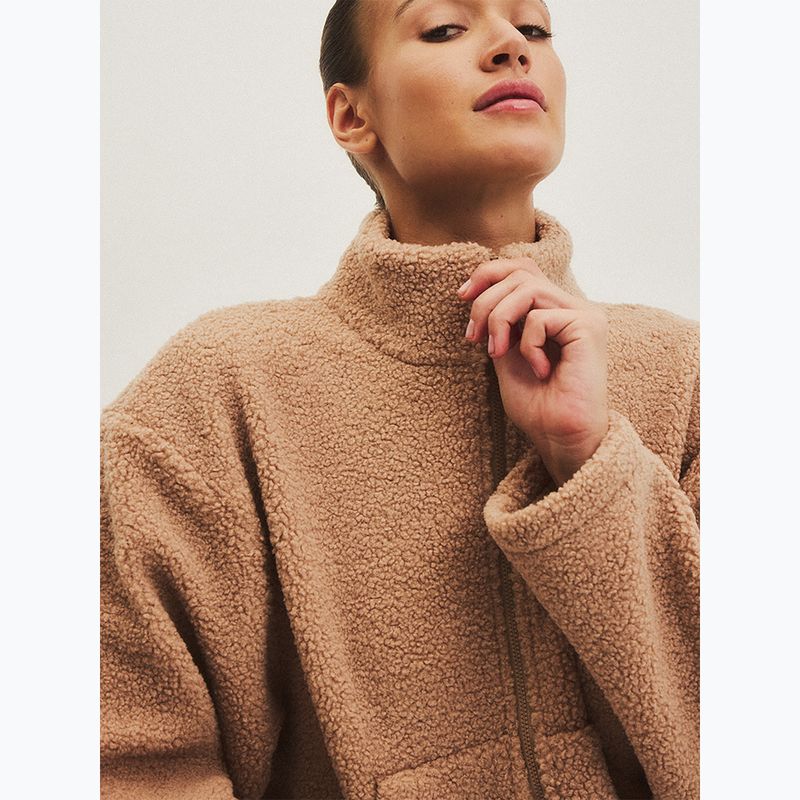 Top in pile da donna JOYINME Explore beige carmello 7