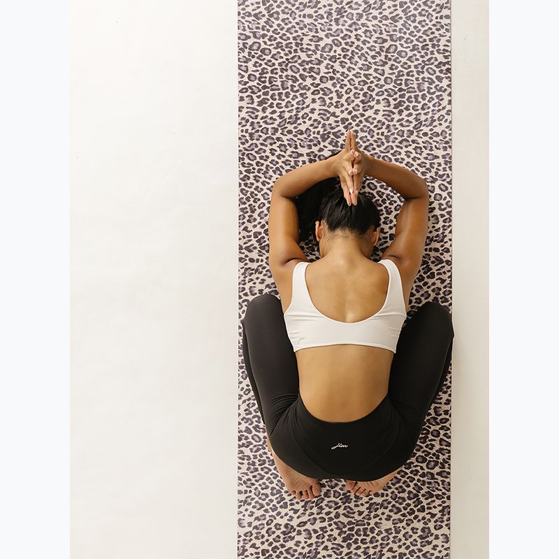 JOYINME Tappetino da yoga rivestito Flow 3 mm leopardato 4