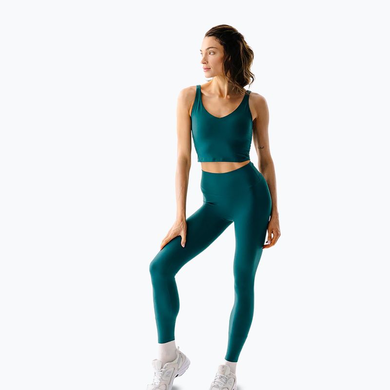 Leggings da yoga da donna JoyInMe Oneness Ease 7/8 black green 2